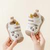 Unisex Toddler Leather Board Shoes Soft Anti-Slip Single Walking Sneakers for Baby Boys Girls