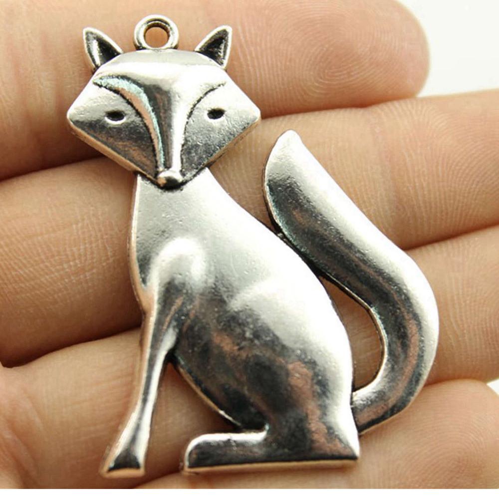 Charms Tiger Lion Wolf Pendants Kids' Jewelry Materials QC131