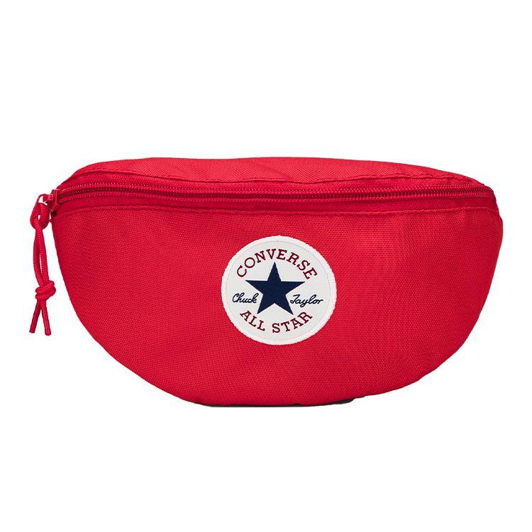 Converse Sports Casual Fitness Polyester Waist Bag Unisex Bags Red 10018259-A05 Red