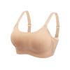 Skinny Big U-neck Underwear Women's Breathable Summer Thin Anti-sagging Non-marking Fixed Cup Sports Vest Integrated Bra Cover