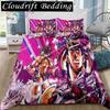 JoJolion Adventure Bedding Set Single Twin Full Queen King Size Bed Set Adult Boys Bedroom Anime Printed Bedding Gift