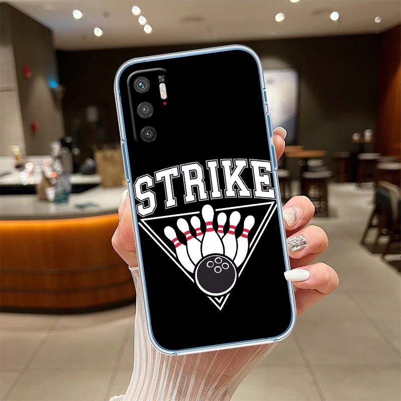 UP15 Bowling Transparent Phone Case for Motorola Moto Edge 20 30 40 50 S30 Fusion Ultra Pro Neo Lite + G200 G23