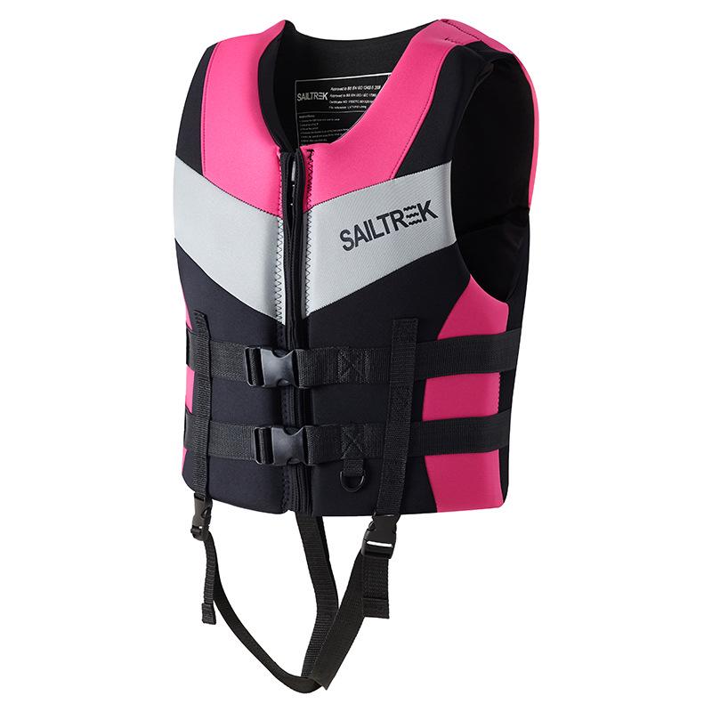 Unisex High Buoyancy Marine Life Jacket - Adult Foam Oxford Vest for Professionals