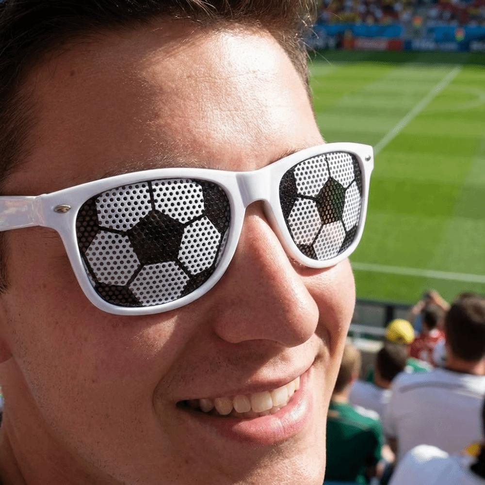Stylish Decorative Glasses Frame Lightweight Football Sunglasses Soccer Sunglasses  Sports Event