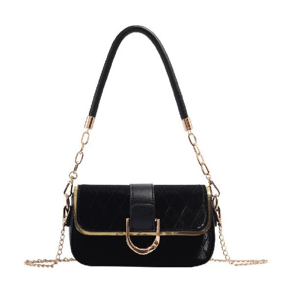 Guangzhou Women's Bag Underarm Bag 2025 New Simple Elegant Single Shoulder Crossbody Bag Sweet Small Square Bag for Women