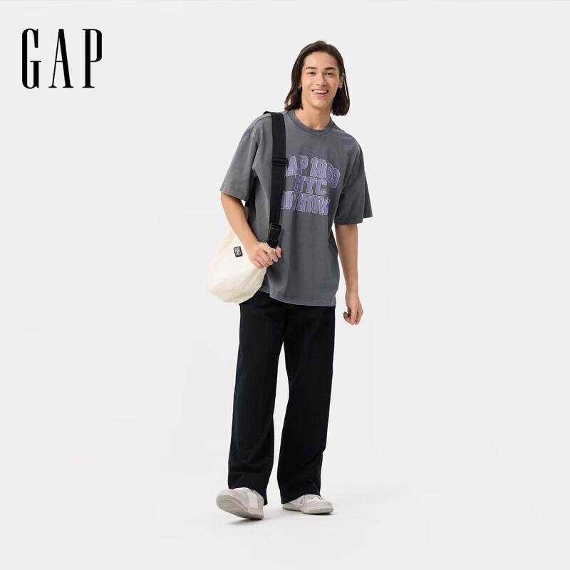 Gap Unisex Washed Logo Short Sleeve T-Shirt