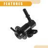 Fuel Injection Pressure Regulator No.35301-39410 - Car Fuel Pressure Regulator - for Kia Sorento 2003-2006 Metal Black - 1 Pc