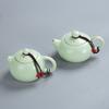 Dingyao Kung Fu Tea Set, One Pot and Two Cups of Real Estate Business Accompanying Small Gifts