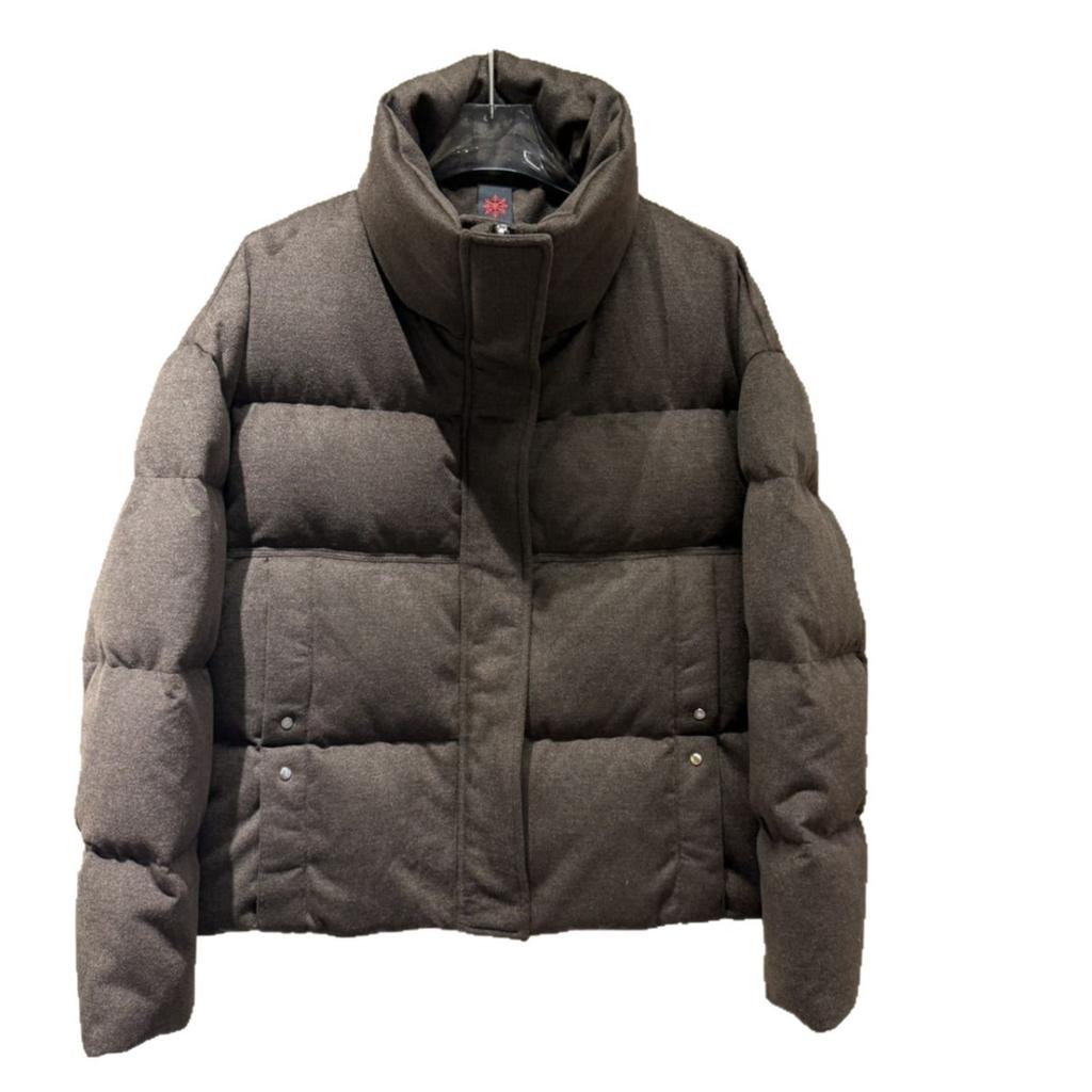 Winter new casual style versatile stand-up collar down jacket women's fashion personalized windproof warm goose down jacket
