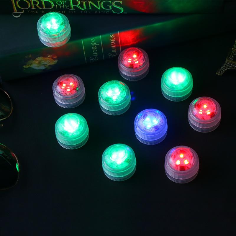 LED Atmosphere Light Underwater Starlight Waterproof Remote Control Candle Light Aquarium Tank Colorful Submersible Light