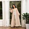 Muslim Women Embroidered Dubai Arabian Loose Dress Eid Robe