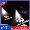 New 2PCS Car Door Emblem LED Light Welcome Lamp Wireless Laser Projector For VW Volkswagen Golf Polo Passat Touran Jetta ac