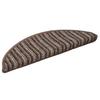 Self Adhesive Stair Treads 15 Pcs Brown 56 X 17 X 3 Cm