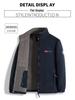 Herren Doppelseitige Norwegische Sherpa Fleecejacke: Business Casual, Outdoor, Warm, Mit Samt gefüttert und dick für Herbst/Winter.