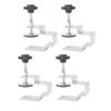 4PCS Drawer Fixing Clip Thickened Stainless Steel Non Slip Cabinet Drawer Installation Clamp