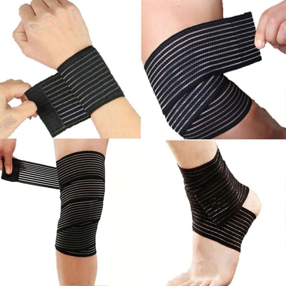 1Pcs High Elasticity Knee Brace Support Wrap Portable Bracer Wristband  for Outdoor Activity