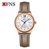 Fashion Ofns Top Brand Women's Quartz Watch Trend Simple Exquisite Leisure With Calendar Waterproof Leather Watches