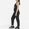 Nike Loose Mid-Rise Solid Straight Leg Casual Pants Women Bottoms Black FB4684-010