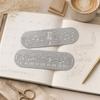3Pcs 3 Styles Oval Stainless Steel Metal Cutting Dies Stencils for DIY Scrapbooking/Photo Album Decorative Embossing DIY Paper Card Musical Note