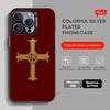 Orthodox Cross Icon Church ART Phone Case For iPhone 17,16,15,14,13,12,11,Pro,Max,Plus,Mini,X,XS,XR,8,S,SE Soft Black Case