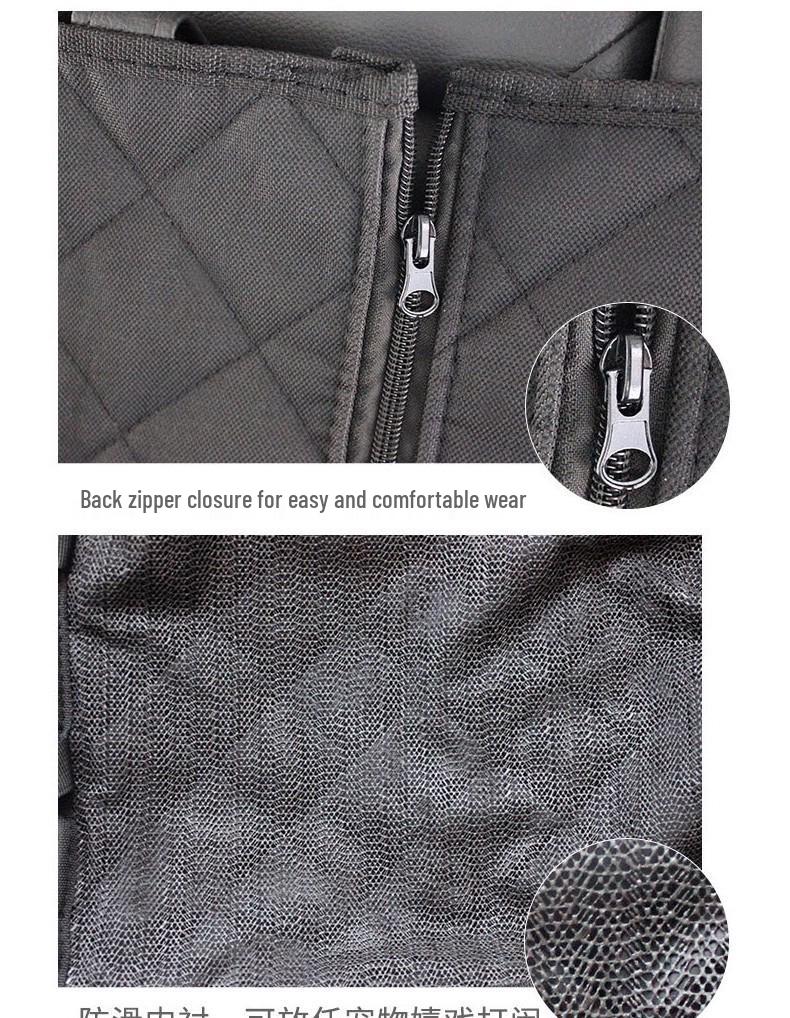 Waterproof & Scratch-Resistant Rear Seat Car Mat for Pets - Easy Installation