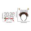 2026 New Year Glasses Sequined Party Headband 2026 2026 New Year Eve Party Supplies Set Glitter Tinsel Headband Festive Glasses