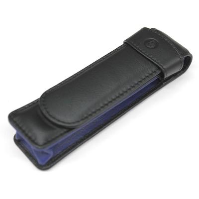 Pelikan TG-23N Blue Pencil Case for 2 Pens, Genuine Leather, Officially Imported