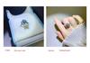 Elegant Women's Green Moissanite Ring: Multiple Styles, Simple, Full Diamond Design.
