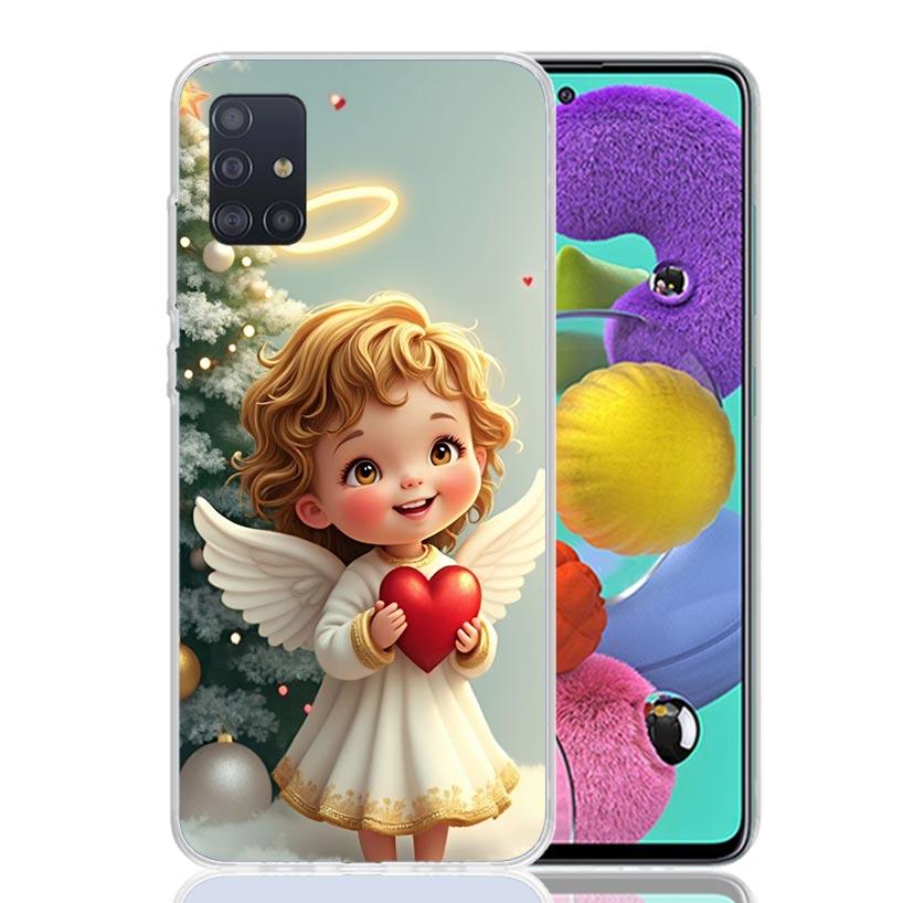 

Cute Elf Angel Girls Phone Case for Samsung Galaxy A52 A51 A50S A12 A22 A32 A72 A10S A30S A31 A71 Note 20 Ultra 10 Plus S10 Gala Samsung S10