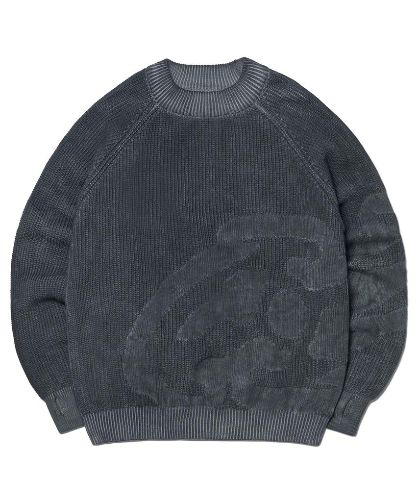 Nomaenyueol L.S Washed Knit - Washed Black