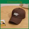 Cotton Baseball Cap For Men Women With Embroidered Letter Sunshade For Outdoor Activities