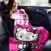 1pc. Hello Kitty Cute Cartoon Pink Blanket - Perfect for Home, Office, Outdoor Use, Gift Idea, Suitable for All Seasonsz041723