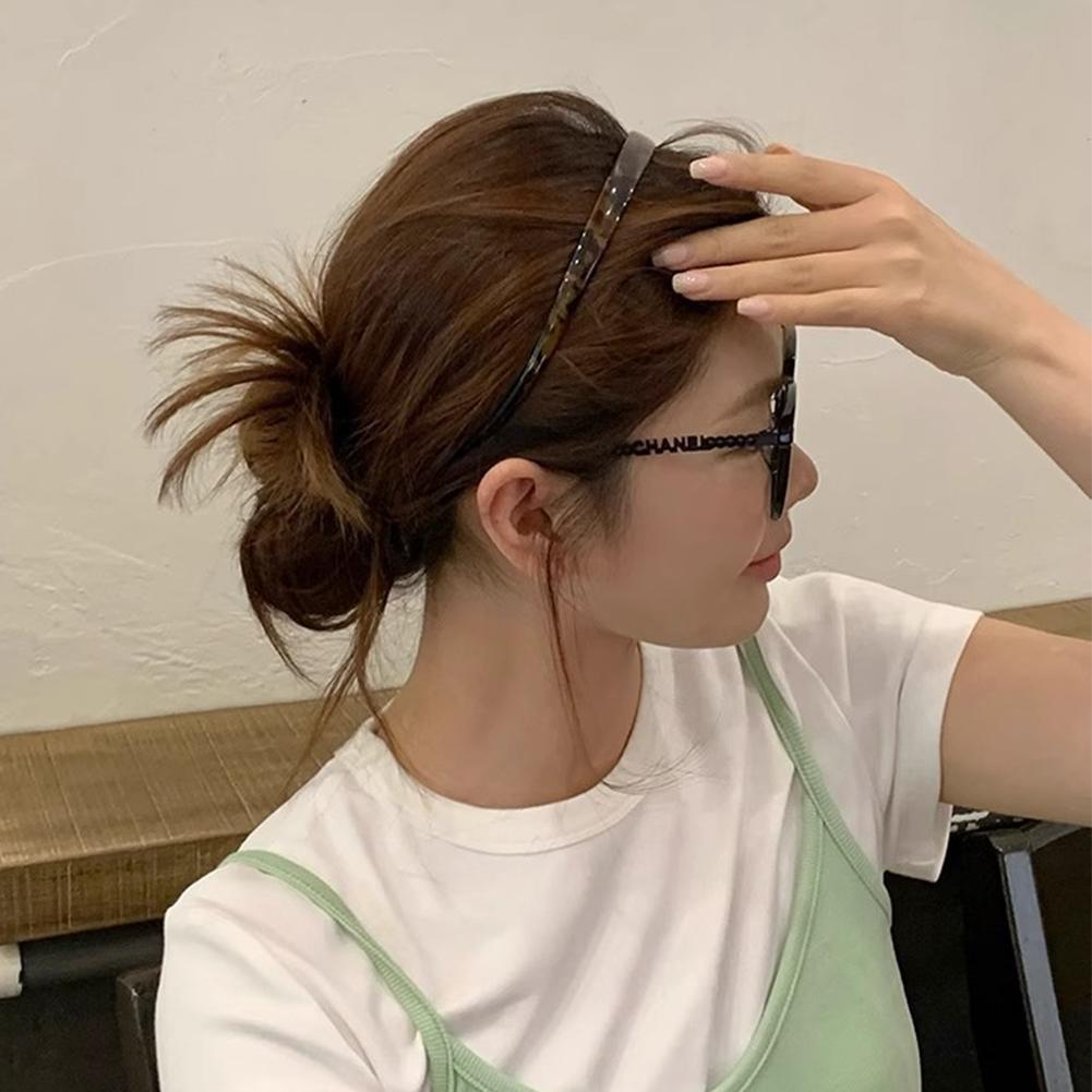 U-shaped Glasses Headband Simple Non-slip Comb Tooth Hair Hoop Headband Headwear Hair Styling Accessories for Women