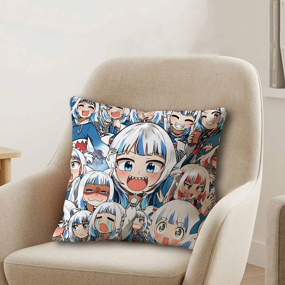 G-Gawr Gura Maple Design Cushion Cover Happy Autumn Harvest decor Holiday Decorati Pillow Cover