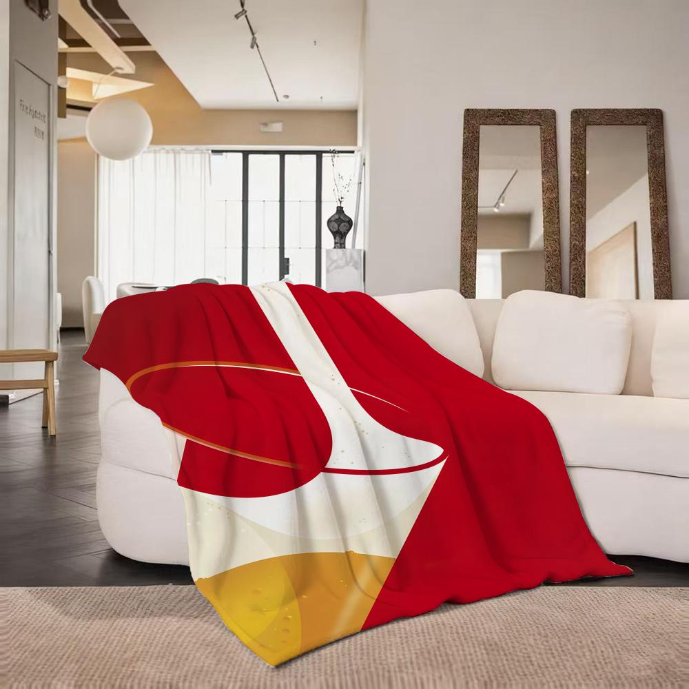 Drink B Beer Throw Flannel Throw Blanket Suitable for Sofa Living Room Bedroom