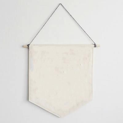 Nordische Hängende Pin-Anzeige Wimpel Leer Einfaches Broschen-Display Banner Emaille-Pin Anstecknadel Leinwand Wandwimpel Kindergeschenk