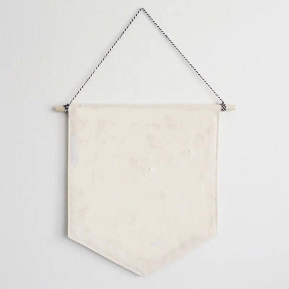 Hanging Pin Display Pennant Plain Wall Pennant Nordic Brooch Display Banner Kids Room Decor