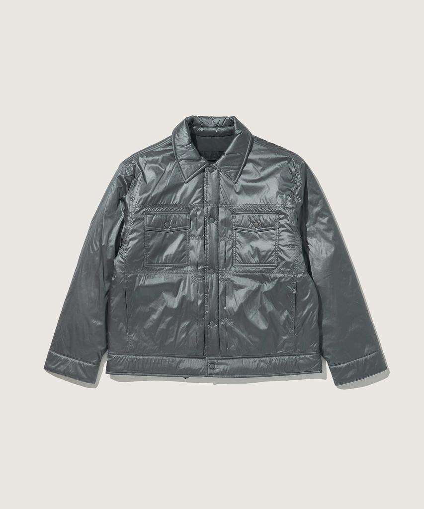 Plac Padded Trucker Jacket Charcoal