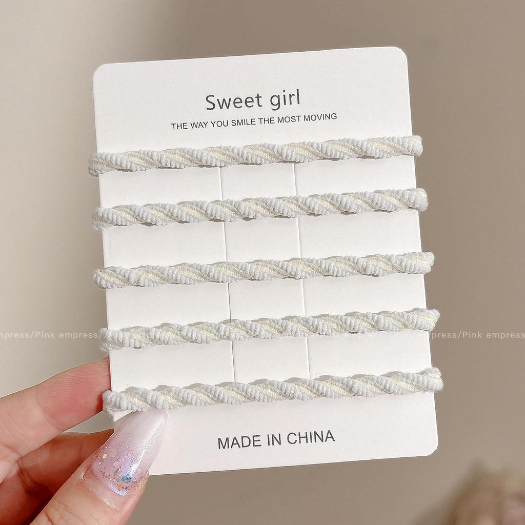 Elastic Women's Hair Ties 2025: Durable High-Elasticity Ponytail Bands