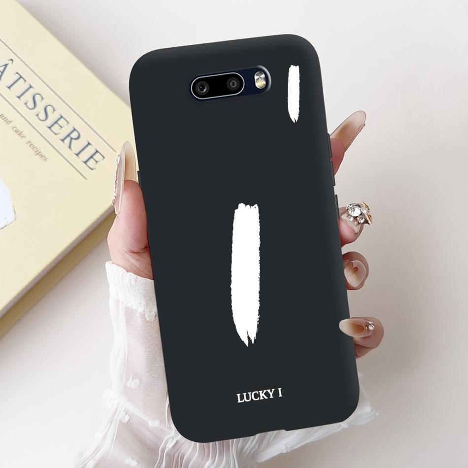 For LG V50S ThinQ / V50 ThinQ 5G Lucky Initial Letter Phone Case For LG V50 V50S ThinQ Black Silicone Soft Cases Bumpers