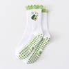 Cotton Pilates Socks Harajuku Street Mid Tube Socks New Cherry Embroidery Socks