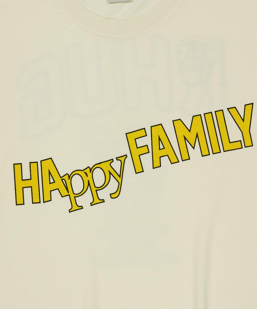 Yunibeoseugameonteu Happy Family Crop T-Shirt_Ivory