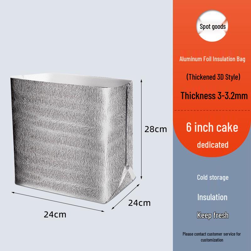 Aluminum Foil Insulated Food Bag for Heat & Cold Preservation
