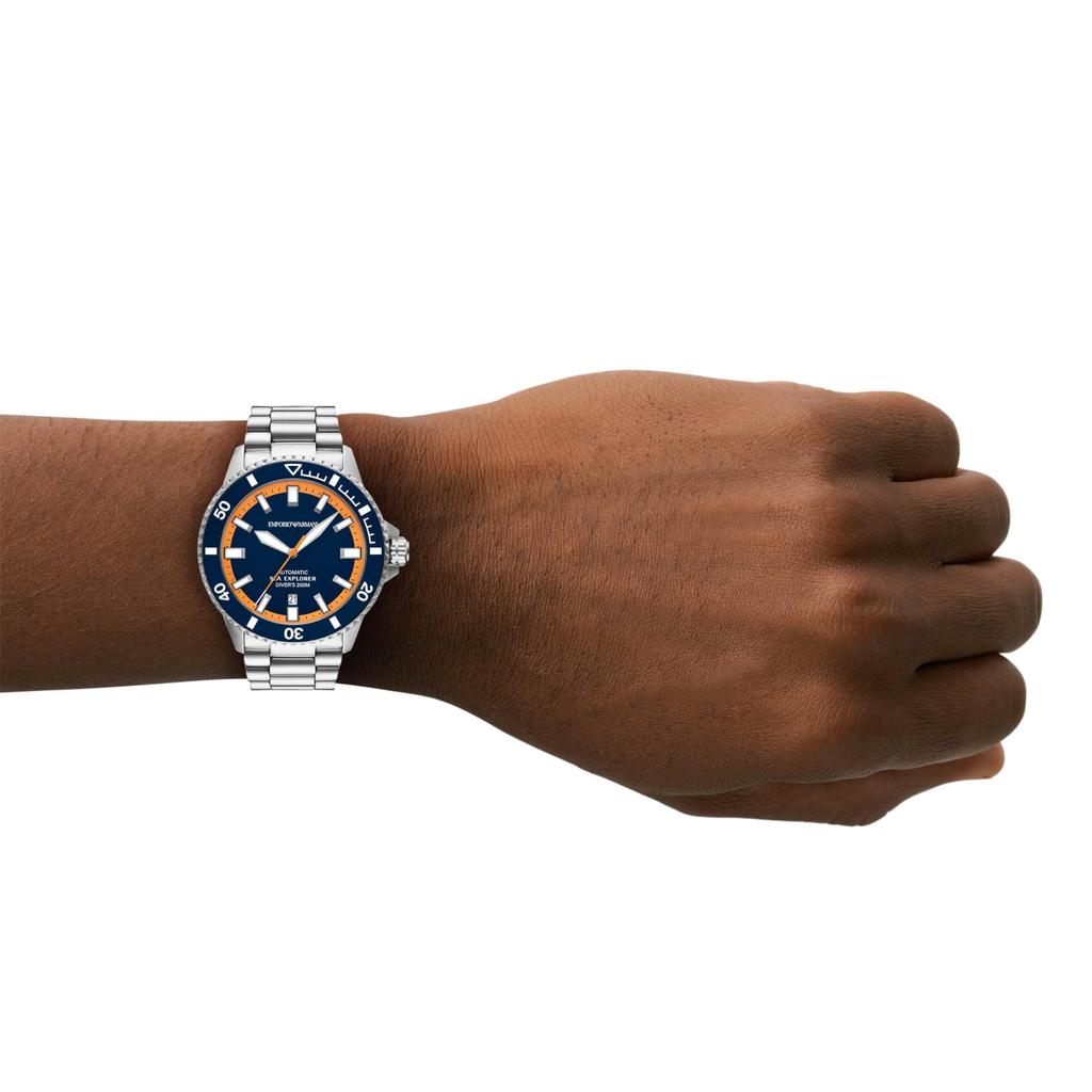 Emporio Armani Sea Explorer AR60090 Silver Watch Men's