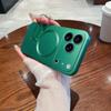 For Magsafe Plating Case For iPhone 17 17pro 16 15 14 13 12 11 Pro Max Plus 17Air 16e Magnetic Lens Protection Soft Cover