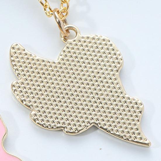 2 adet Dostluk Kolye Aşk Kanatları Patchwork Kolye Mektup Baskı Charm Kolye Ince İşçilik Kolye Takı Hediye