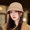 Autumn and Winter New Hat Women's Wool Thickened Warm Duck Tongue Equestrian Hat Retro Newsboy Hat