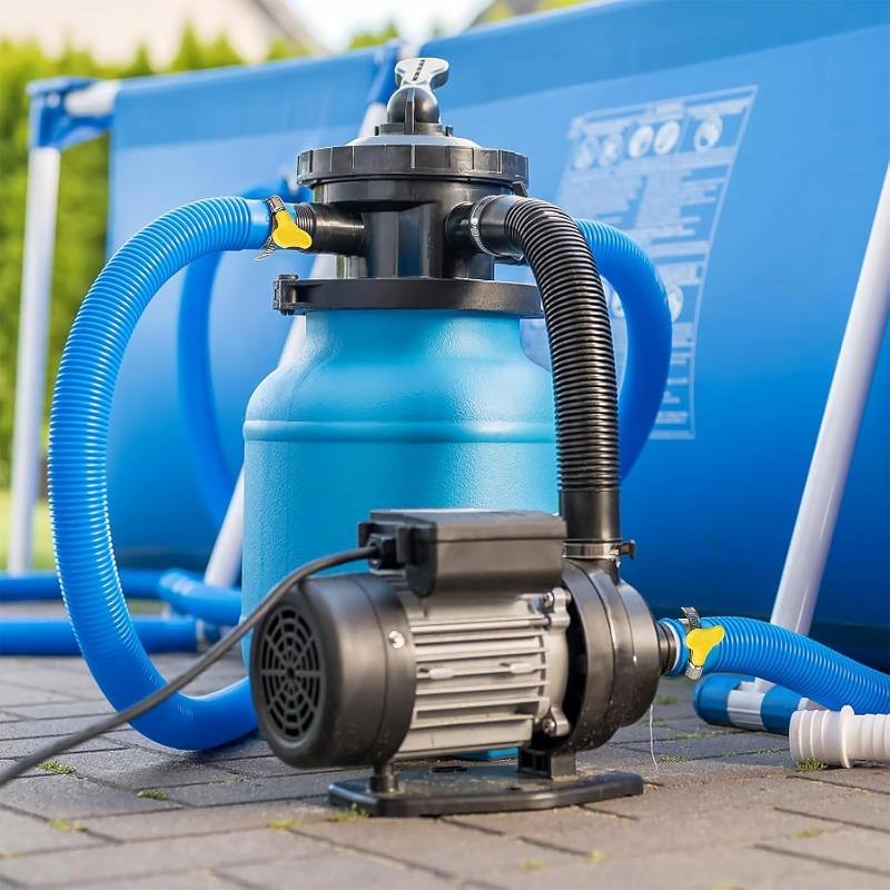 Swimming Pool Filter Pump 1.5m Hose, Pool Hooks for Poles Adjustabl Pool Pole Hanger for Above Ground Pools SAccessories