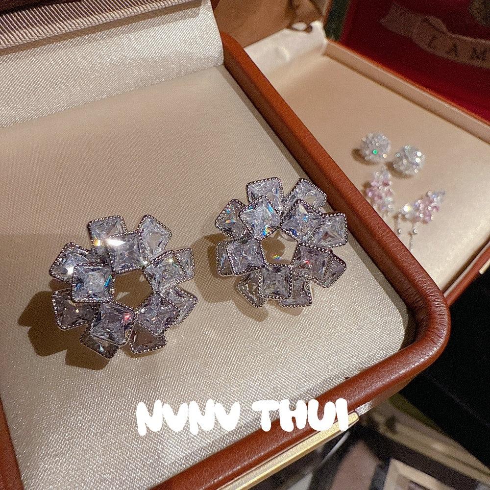Jewelry, Fog Rain Drop Gem Pearl Earrings, Year Haute Couture Castle Candle Chandelier Bead Earrings, Combination