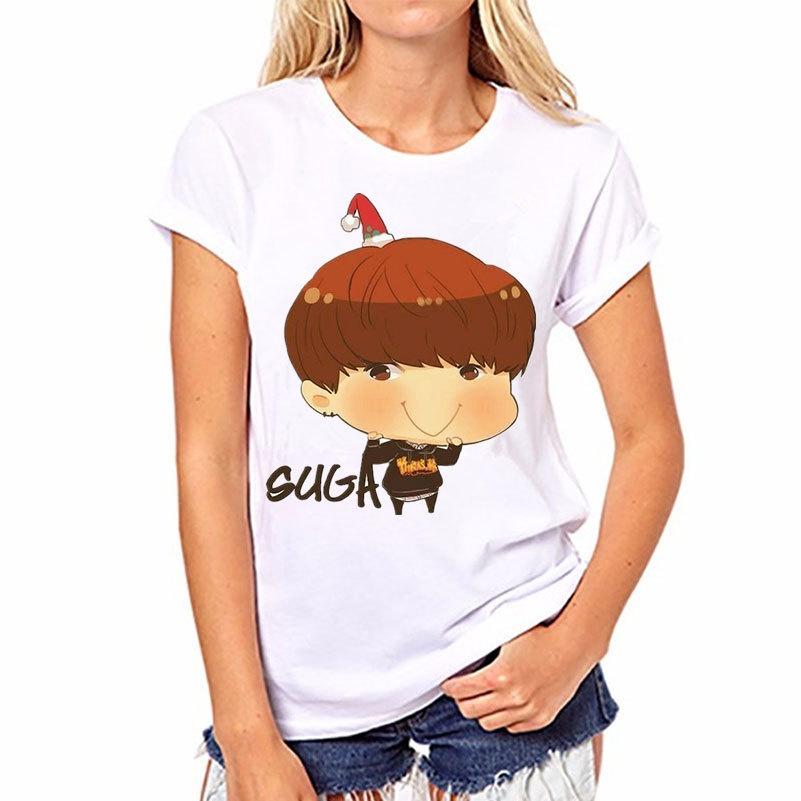 Bangtan Kpop Bts Boys Short Sleeve Women Tops Tshirts Jin Jimin Suga Jhope Rm